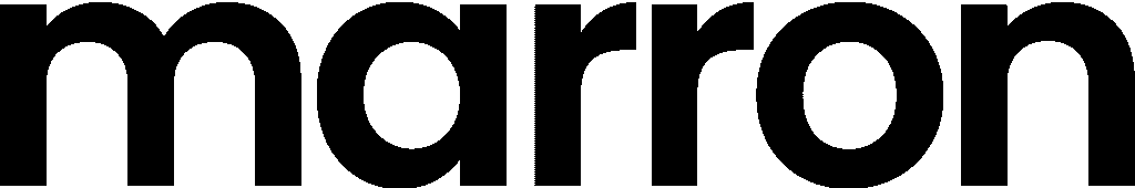 marron logo musta